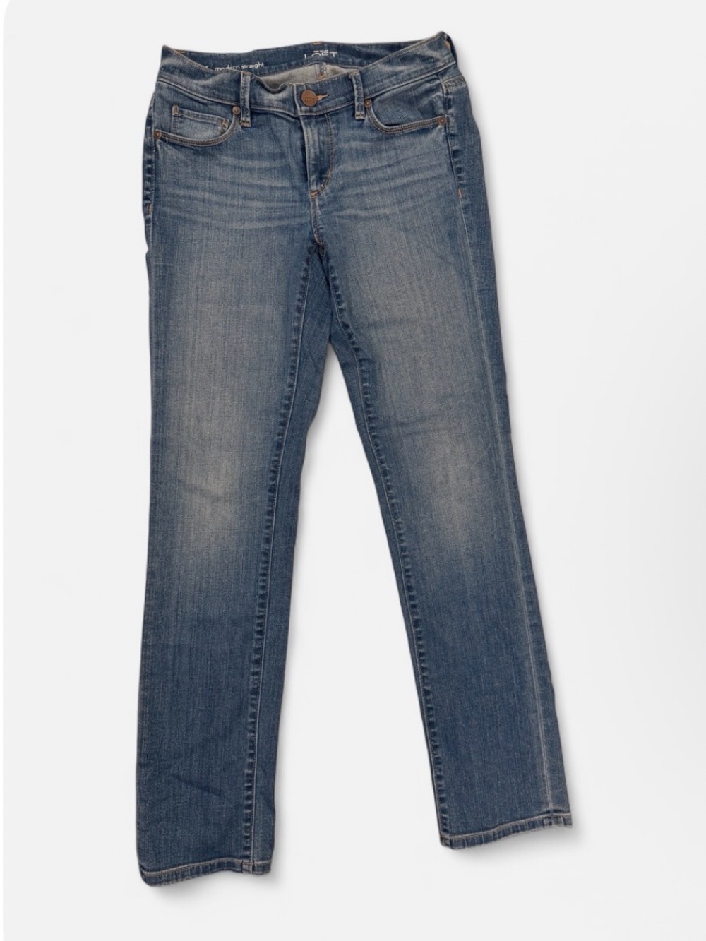 LOFT Modern Straight Jeans – Medium Wash – Size 27/4